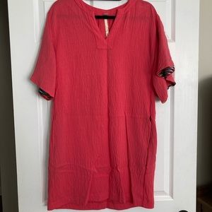 Uncle Frank ruffle sleeve dress